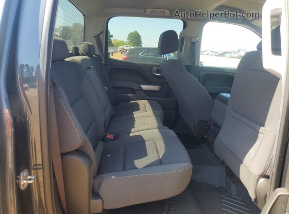 3GCUKREC2HG247305 2017 CHEVROLET SILVERADO Charcoal Rear seats view