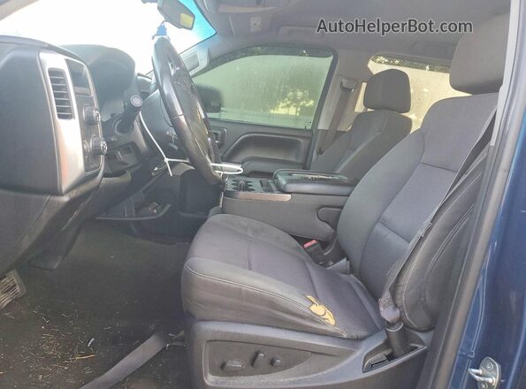 3GCUKREC2HG365872 2017 CHEVROLET SILVERADO Blue Widok wnętrza z przodu