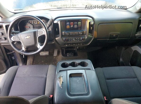 3GCUKREC2HG365872 2017 CHEVROLET SILVERADO Blue Widok deski rozdzielczej