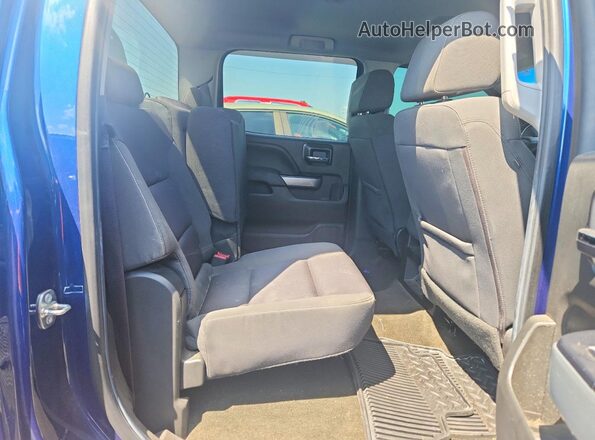 3GCUKREC2HG365872 2017 CHEVROLET SILVERADO Blue Widok tylnych siedzeń