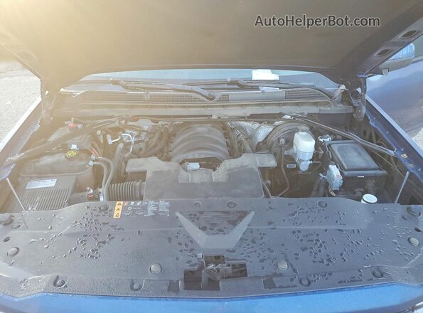 3GCUKREC2HG365872 2017 CHEVROLET SILVERADO Blue Widok wnętrza z tyłu