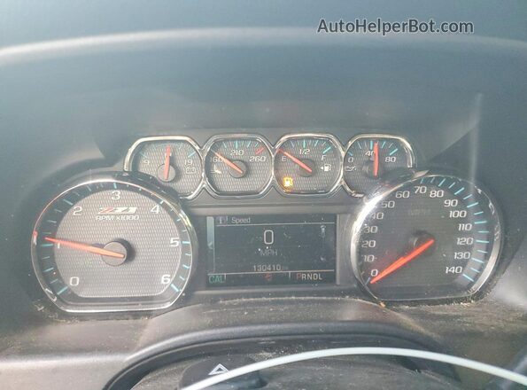 3GCUKREC2HG365872 2017 CHEVROLET SILVERADO Blue Widok zestawu wskaźników