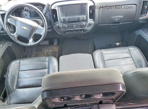 3GCUKREC2HG481928 2017 CHEVROLET SILVERADO Black Dashboard view