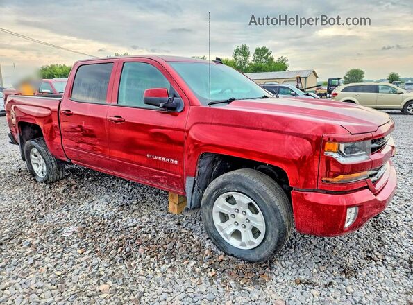 3GCUKREC2JG207358 2018 CHEVROLET SILVERADO Red Передня права чверть