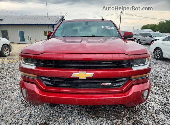 3GCUKREC2JG207358 2018 CHEVROLET SILVERADO Red Вид спереду