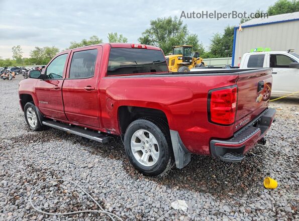 3GCUKREC2JG207358 2018 CHEVROLET SILVERADO Red Задня ліва чверть
