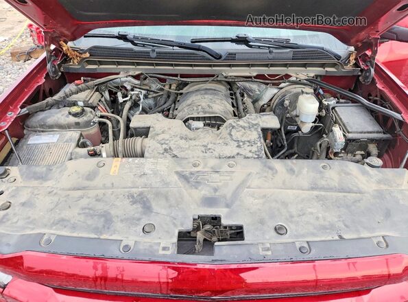 3GCUKREC2JG207358 2018 CHEVROLET SILVERADO Red Вид задньої частини салону