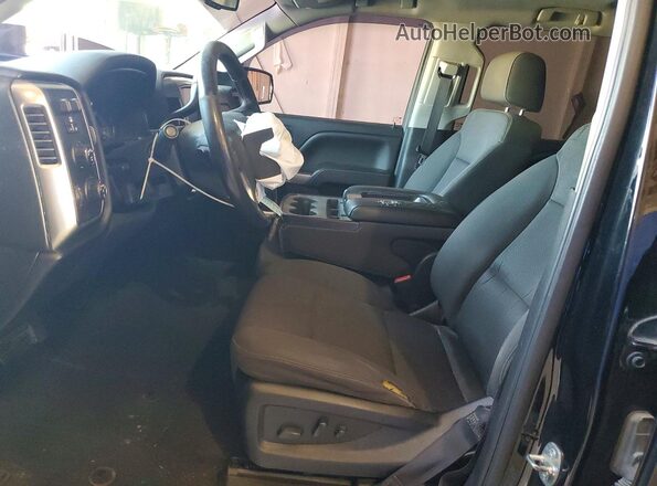 3GCUKREC2JG591173 2018 CHEVROLET SILVERADO Black წინა სალონის ხედი