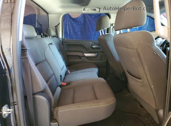 3GCUKREC2JG591173 2018 CHEVROLET SILVERADO Black უკანა სავარძლების ხედი
