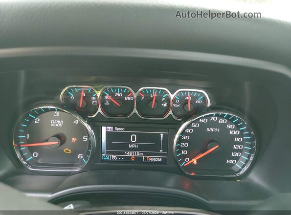 3GCUKREC3GG140147 2016 CHEVROLET SILVERADO Gray Вид задніх сидінь