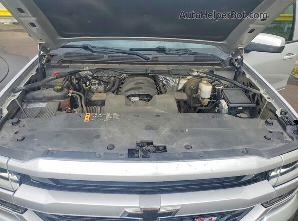 3GCUKREC3HG221327 2017 CHEVROLET SILVERADO Silver უკანა სალონის ხედი