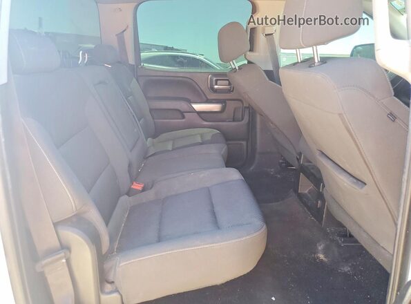 3GCUKREC3JG176430 2018 CHEVROLET SILVERADO White Вид задніх сидінь