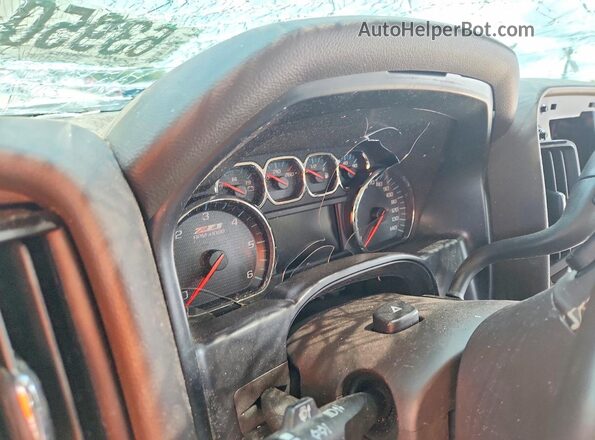 3GCUKREC3JG308232 2018 CHEVROLET SILVERADO White Widok zestawu wskaźników