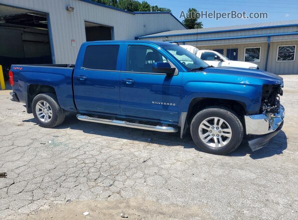 3GCUKREC3JG317741 2018 CHEVROLET SILVERADO Blue წინა მარჯვენა