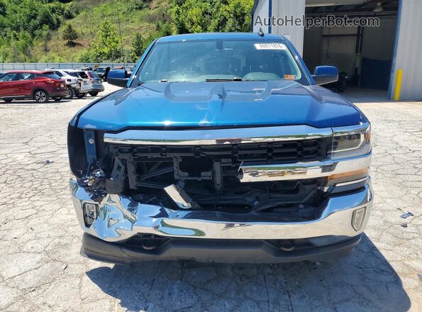 3GCUKREC3JG317741 2018 CHEVROLET SILVERADO Blue წინა ხედი