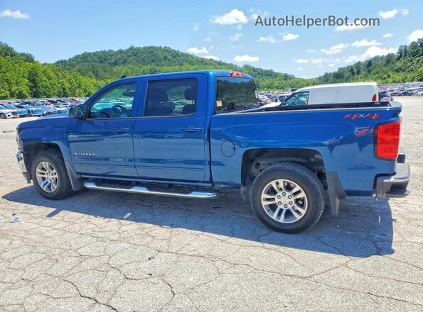 3GCUKREC3JG317741 2018 CHEVROLET SILVERADO Blue უკანა მარცხენა