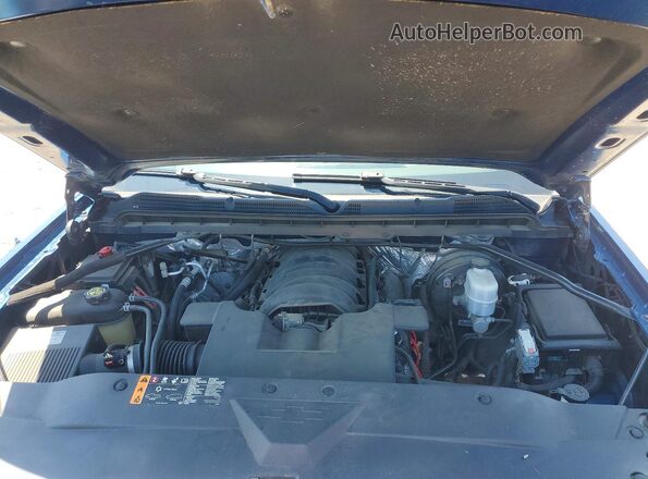 3GCUKREC3JG317741 2018 CHEVROLET SILVERADO Blue უკანა სალონის ხედი