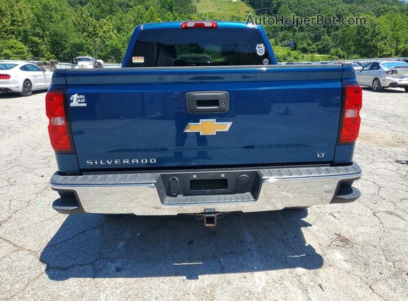 3GCUKREC3JG317741 2018 CHEVROLET SILVERADO Blue უკანა ხედი