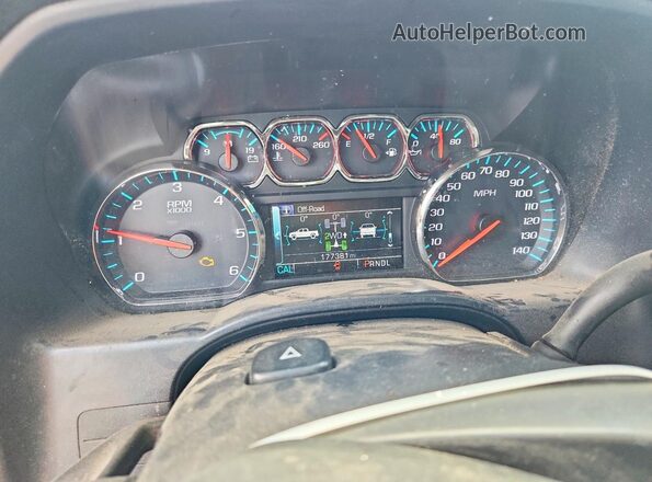 3GCUKREC3JG345524 2018 CHEVROLET SILVERADO Black Vista del cuadro de instrumentos