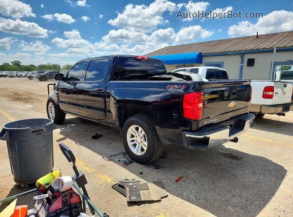 3GCUKREC3JG345524 2018 CHEVROLET SILVERADO Black Trasero izquierdo