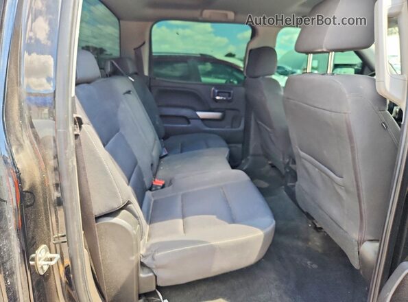 3GCUKREC3JG345524 2018 CHEVROLET SILVERADO Black Vista de los asientos traseros