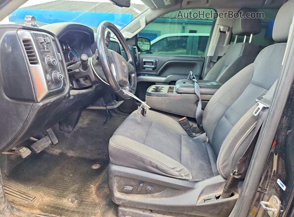 3GCUKREC3JG345524 2018 CHEVROLET SILVERADO Black Vista interior delantera