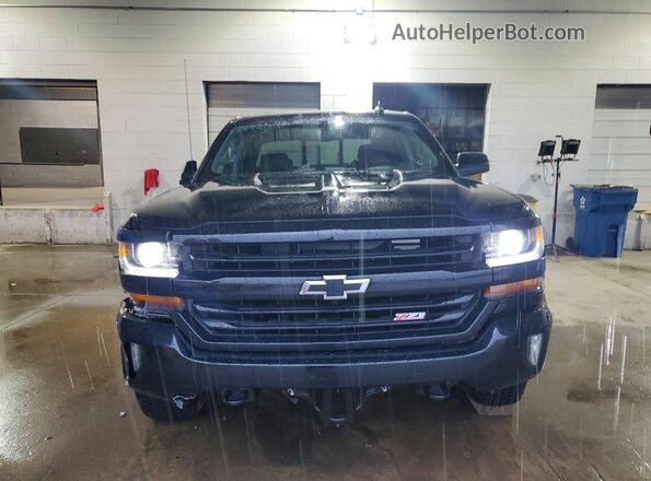 3GCUKREC3JG418083 2018 CHEVROLET SILVERADO Black წინა ხედი