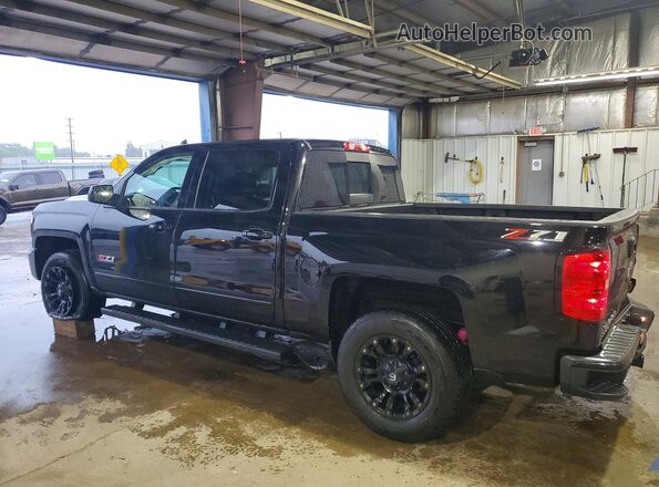 3GCUKREC3JG418083 2018 CHEVROLET SILVERADO Black უკანა მარცხენა