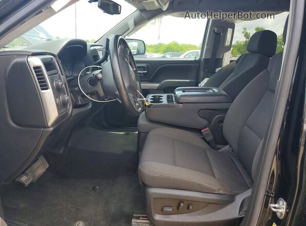 3GCUKREC3JG418083 2018 CHEVROLET SILVERADO Black წინა სალონის ხედი
