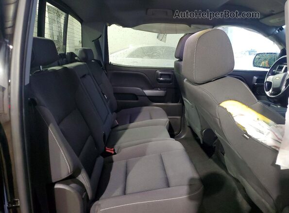 3GCUKREC3JG418083 2018 CHEVROLET SILVERADO Black უკანა სავარძლების ხედი