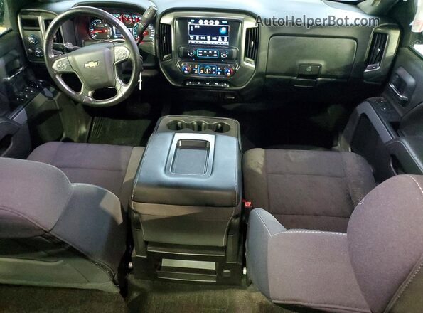 3GCUKREC3JG418083 2018 CHEVROLET SILVERADO Black წინა პანელის ხედი