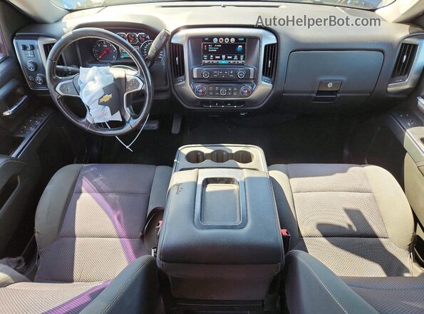 3GCUKREC4GG204065 2016 CHEVROLET SILVERADO Blue Dashboard view