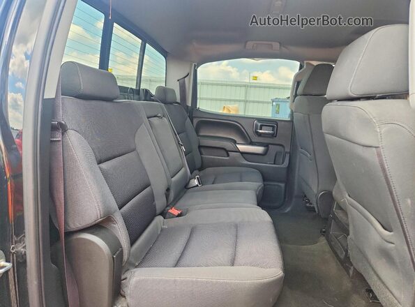 3GCUKREC4GG289831 2016 CHEVROLET SILVERADO Black Вид задніх сидінь