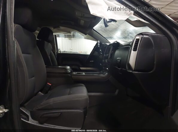 3GCUKREC4HG240808 2017 CHEVROLET SILVERADO Black წინა სალონის ხედი