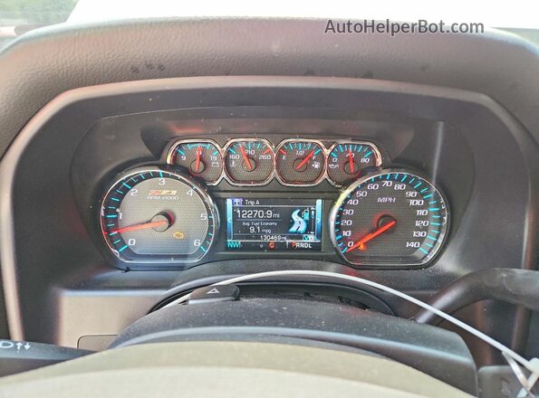 3GCUKREC4HG256247 2017 CHEVROLET SILVERADO White Instrument cluster view