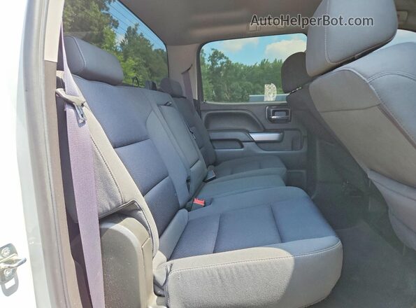 3GCUKREC4HG256247 2017 CHEVROLET SILVERADO White Rear seats view