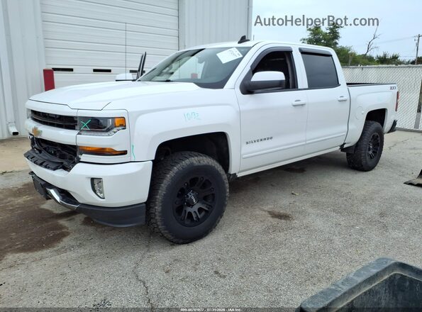 3GCUKREC4HG266809 2017 CHEVROLET SILVERADO White წინა მარცხენა ხედი სამი მეოთხედიდან
