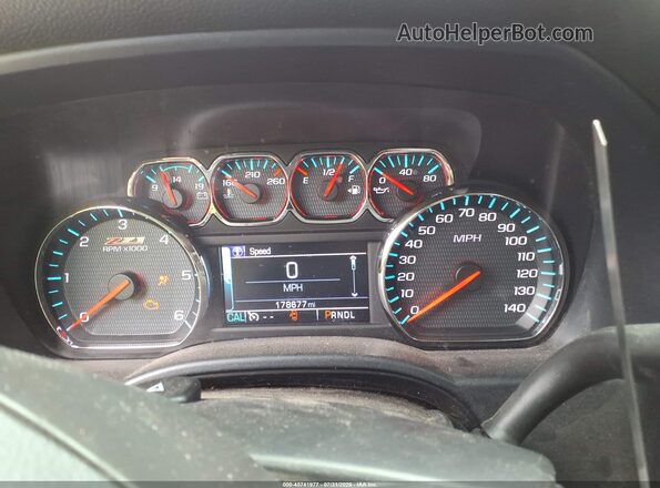 3GCUKREC4HG266809 2017 CHEVROLET SILVERADO White უკანა სავარძლების ხედი