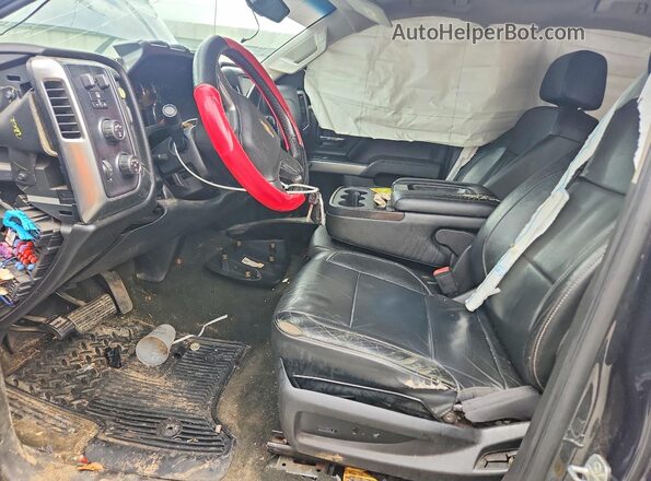3GCUKREC4HG290513 2017 CHEVROLET SILVERADO Green Вид салону спереду