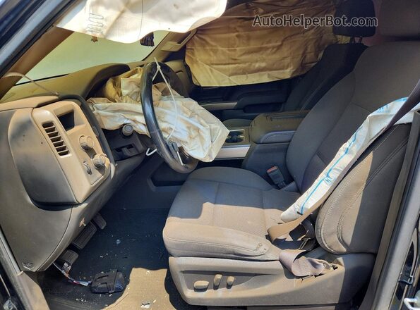 3GCUKREC4HG336521 2017 CHEVROLET SILVERADO Black Front interior view