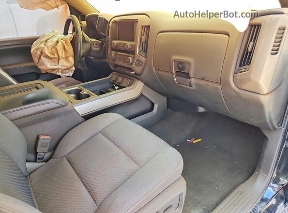 3GCUKREC4HG336521 2017 CHEVROLET SILVERADO Black Dashboard view
