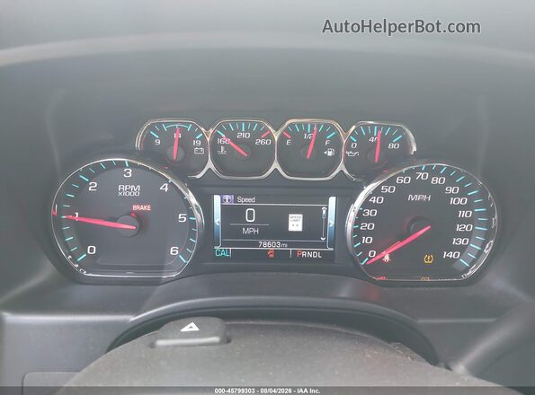 3GCUKREC4JG117869 2018 CHEVROLET SILVERADO Blue Vista de los asientos traseros