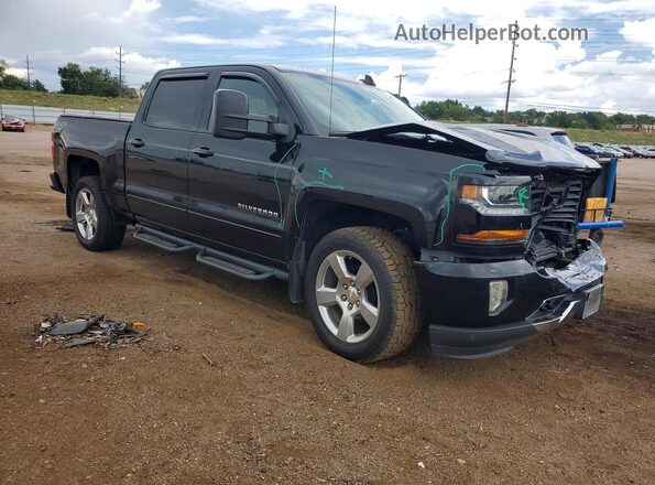 3GCUKREC4JG442604 2018 CHEVROLET SILVERADO Black Передня права чверть