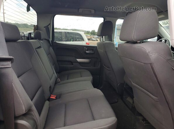 3GCUKREC4JG442604 2018 CHEVROLET SILVERADO Black Вид задніх сидінь