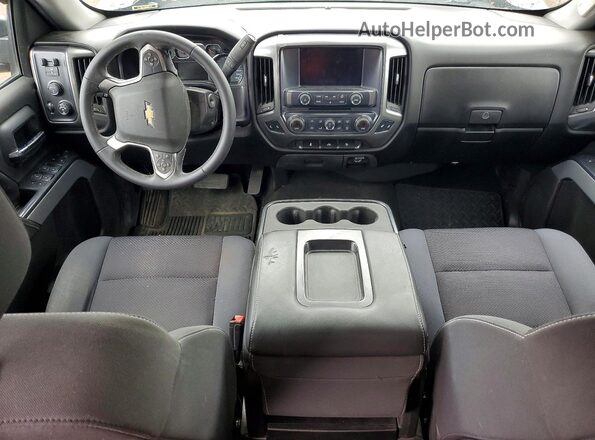 3GCUKREC4JG442604 2018 CHEVROLET SILVERADO Black Вид панелі приладів