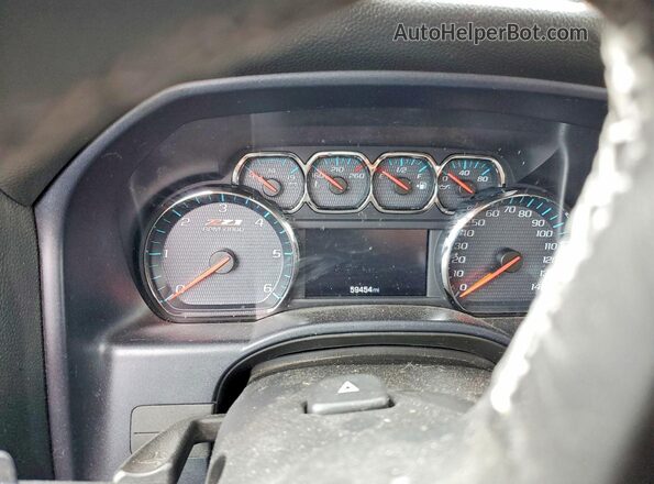 3GCUKREC4JG442604 2018 CHEVROLET SILVERADO Black Вид щитка приладів