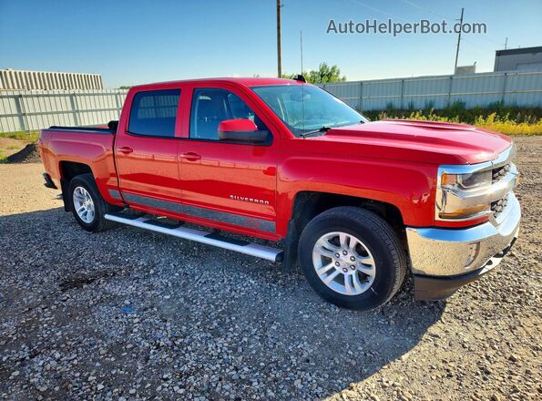 3GCUKREC4JG532089 2018 CHEVROLET SILVERADO Red Передня права чверть