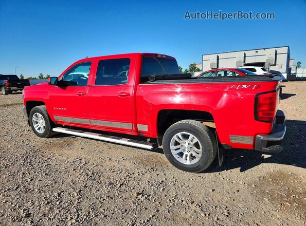 3GCUKREC4JG532089 2018 CHEVROLET SILVERADO Red Задня ліва чверть