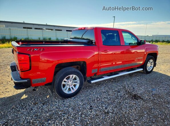 3GCUKREC4JG532089 2018 CHEVROLET SILVERADO Red Задня права чверть