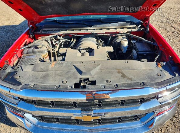 3GCUKREC4JG532089 2018 CHEVROLET SILVERADO Red Вид задньої частини салону